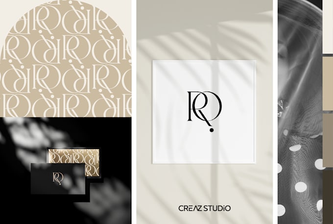design an elegant luxury typography logo for your brand identity