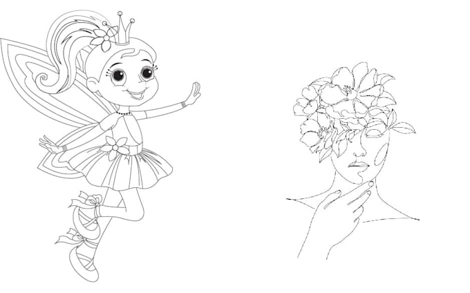 design minimal line art of any diagram, product or illustrations