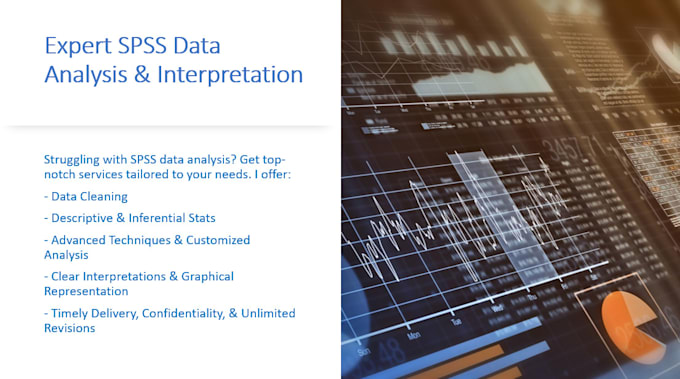 provide professional spss data analysis and interpretation services