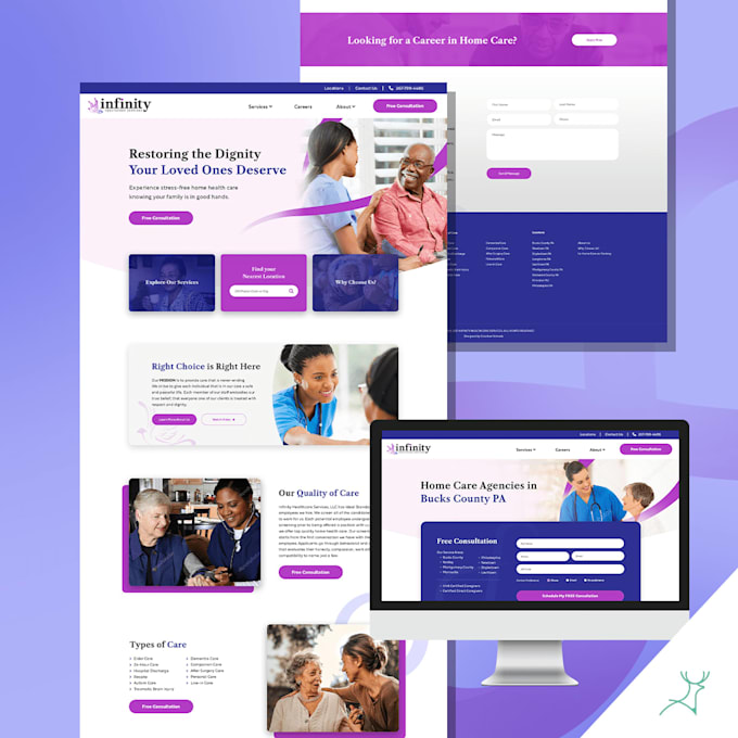design a modern responsive website for your business or brand