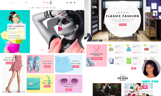 Creer une boutique dropshipping shopify ou une boutique de vetements et un site web de mode shopify