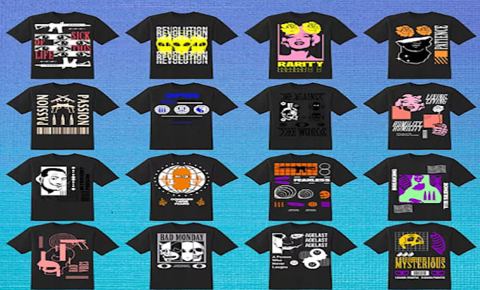 Do awesome trendy t shirt design typography by Classic_anime | Fiverr