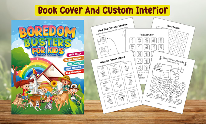 Provide custom activity pages and worksheet for kdp by Moynabm17 | Fiverr