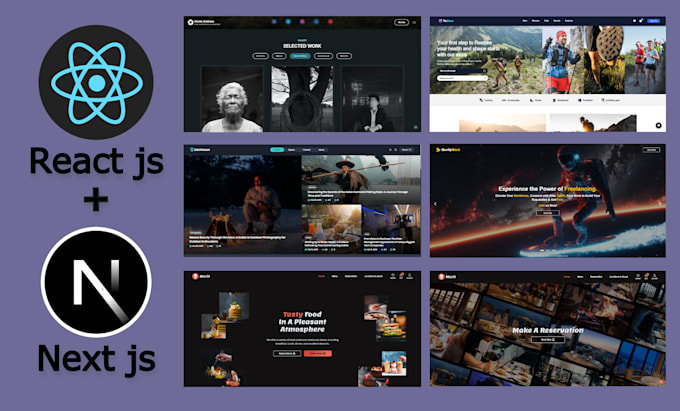 Build modern unique looking websites using reactjs nextjs by Abdou ...