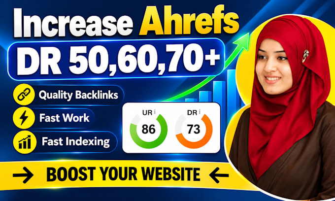 increase domain rating ahrefs DR by using white hat high authority SEO backlinks