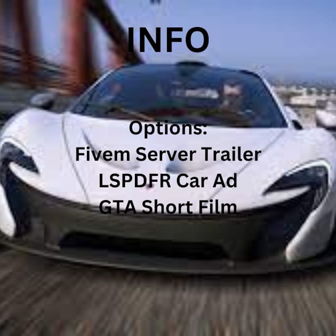 Create a rockstar editor gta 5 fivem trailer by Condog256 Fiverr