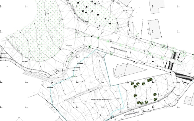 do a boundary land survey drawing