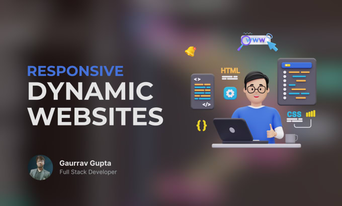 Design full responsive dynamic website using django by Gauravgupta967 ...