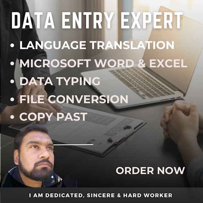 Do data entry, typing work,copy paste,ms word,ms excel job by Fay002 ...
