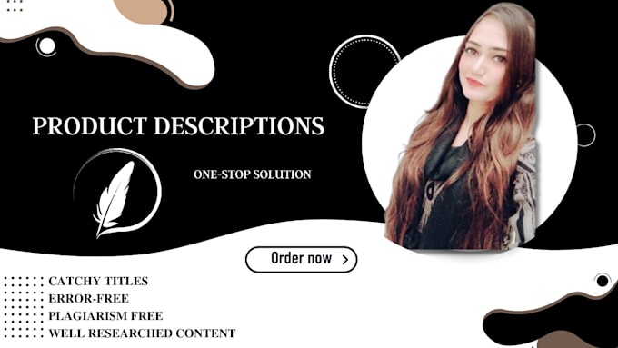write catchy product descriptions