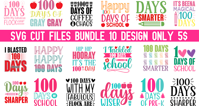provide creative svg cut file design bundle for etsy and others