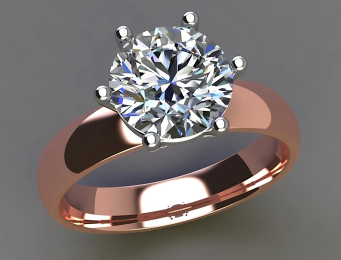 create custom cad jewelry designs and realistic renders