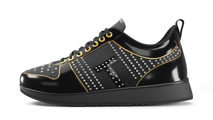 3d model and render 3d shoes, 3d sneakers, 3d footwear