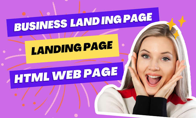 Design landing page for your business website using html css by Ranjith ...