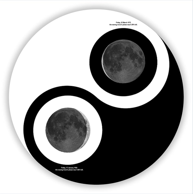 Send yin yang moons to honor your special days by Amplifyall | Fiverr