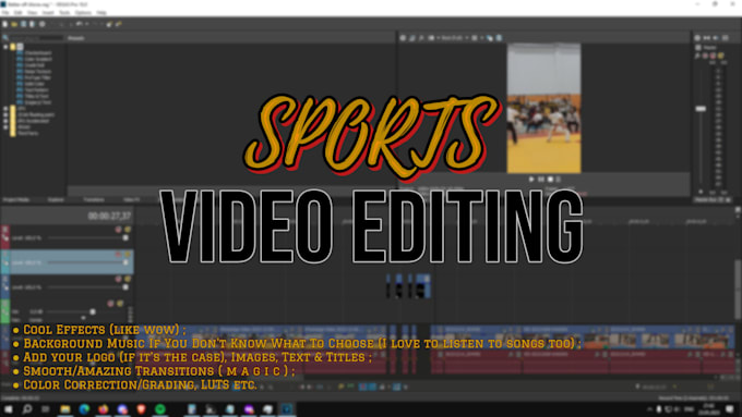 do fitness, gym, workout or fighting video editing