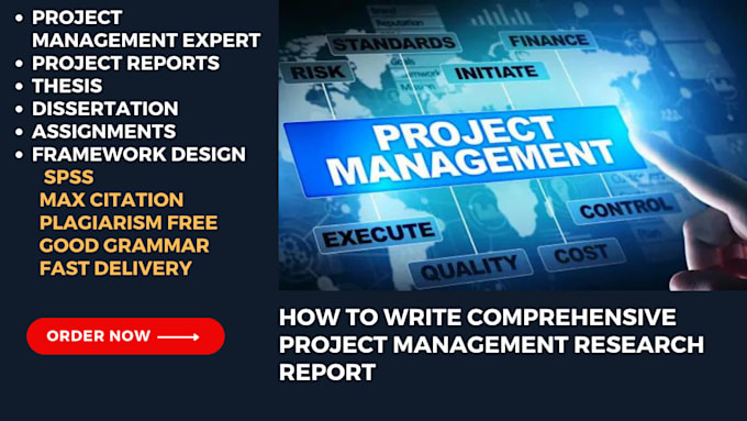 do research writing on project management