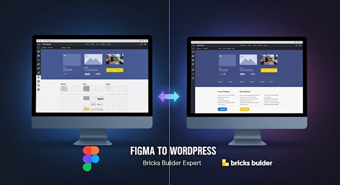 create figma to wordpress website with bricks builder