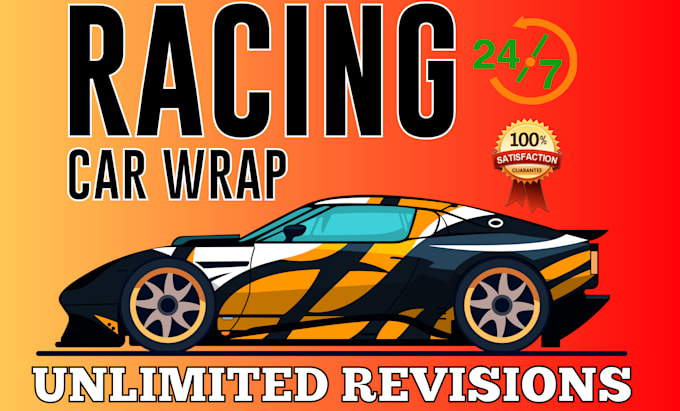 professional racing car, sports car wrap, rally racing car, racing car design
