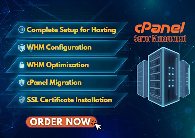 install cpanel whm, setup your vps server, and migrate websites safely