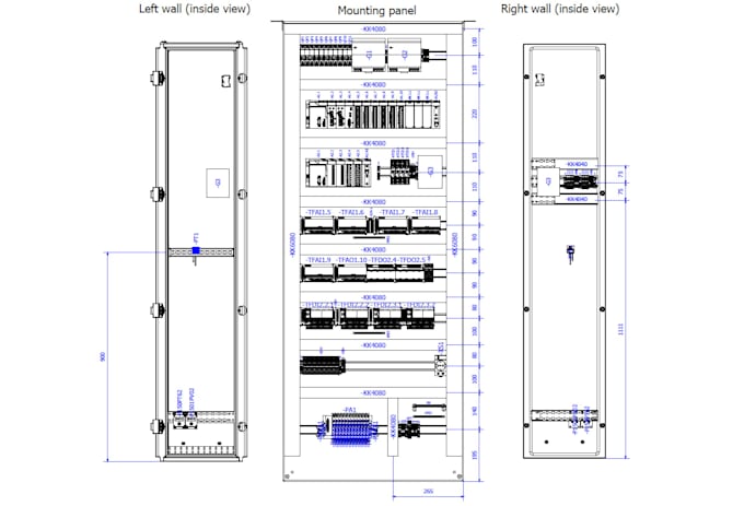 design control panels in eplan or autocad