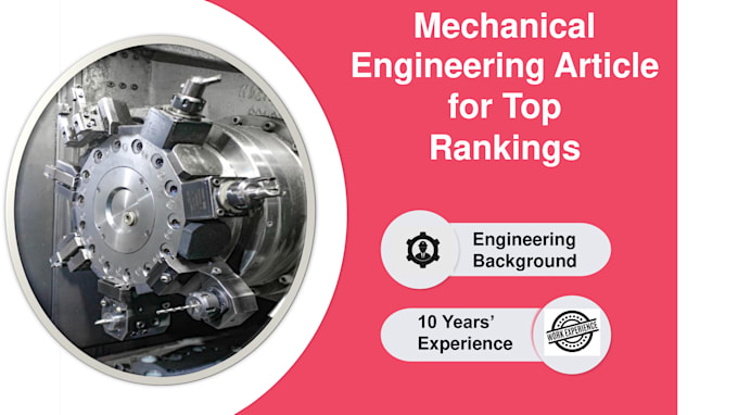 research and write mechanical engineering article
