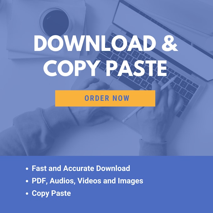 Download images, files, pdfs from website and copy paste by