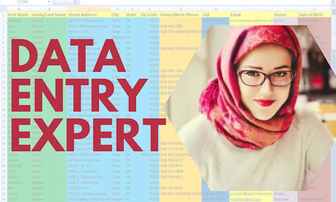 data entry, copy paste, typing for excel, google spreadsheet, airtable, ms word