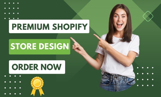 Best Price! I will do shopify website redesign shopify dropshipping store design ecommerce website