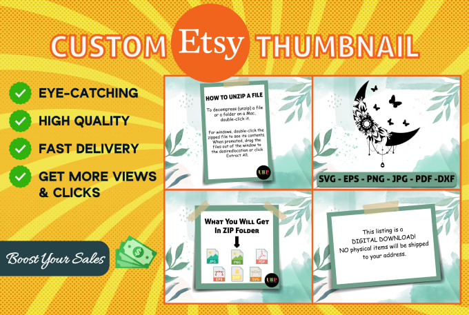 design custom thumbnail for etsy