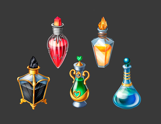 create high quality props, objects, icons, game assets