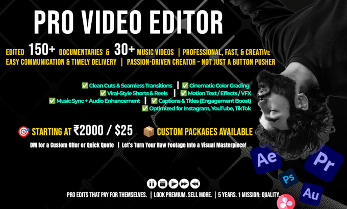 transform your footage into masterpieces