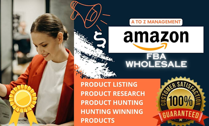 be your virtual assistant for amazon wholesale  fba
