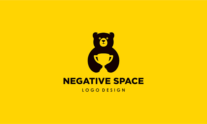 design creative and minimalist negative space logo