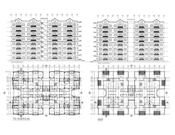 Convert your architectural pdf drawing into autocad and revit by