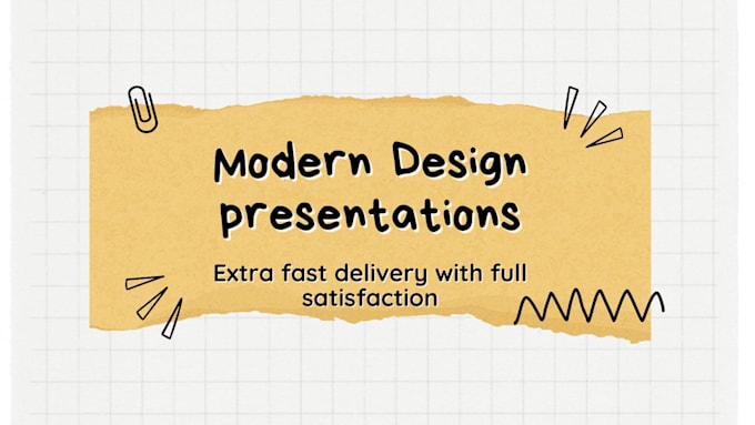 make presentations for you