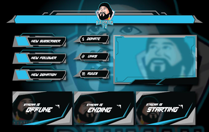 design an overlay for you stream