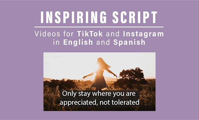 create motivational scripts for your tiktok and ig videos