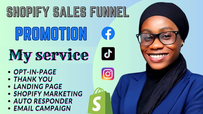 Do shopify marketing promotion, shopify sales funnel, shopify store ...