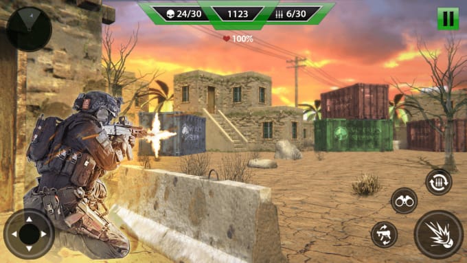 develop shooting game for steam, pc, android and IOS in unity