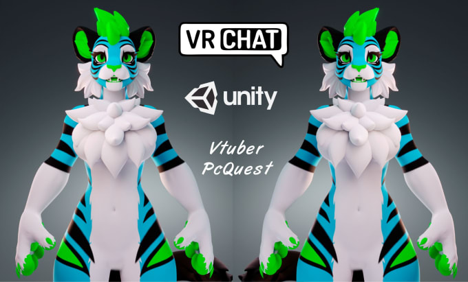 Do Vr Chat Avatar Furona Furry Avatar Nsfw 3d Model For Vtuber Vrchat Quest By Turablox 