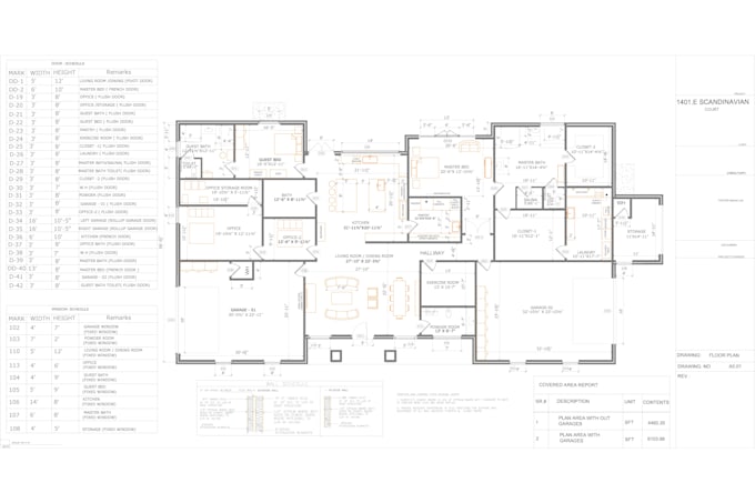 do architectural floor plans and mep design blue prints permit set