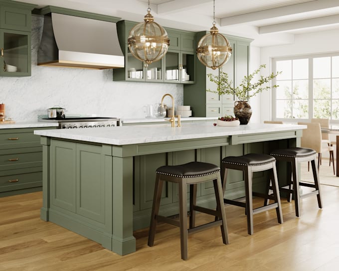 create realistic 3d furniture renderings