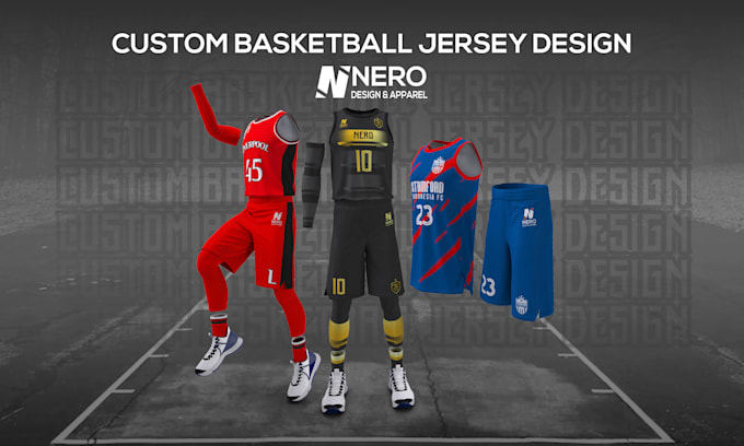 professional basketball jersey design