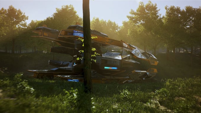 make realistic 3d forest scene in unreal engine 5