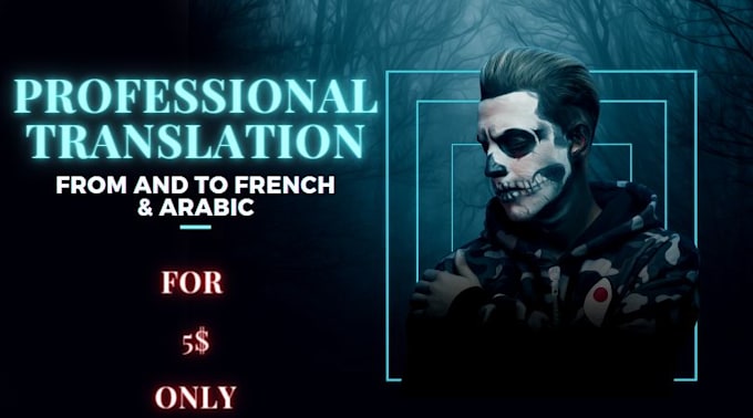 translate anything from english to french and arabic