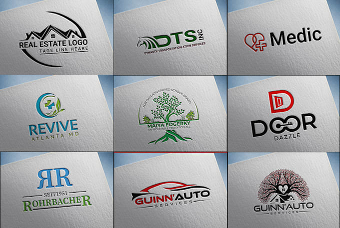 Create uniqe, modern, minimalist and flat logo design for your business ...