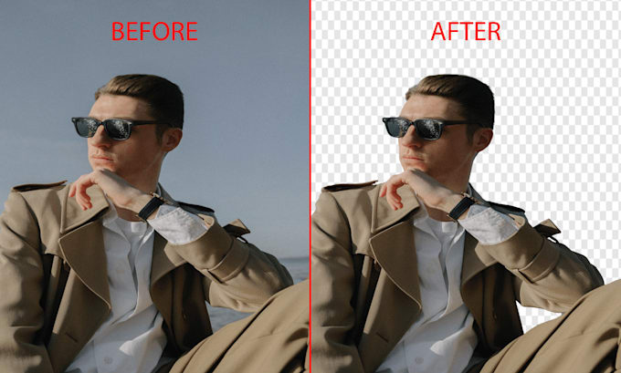 remove the picture of the background  with quick delivery