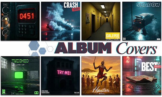 design unique cover for your music