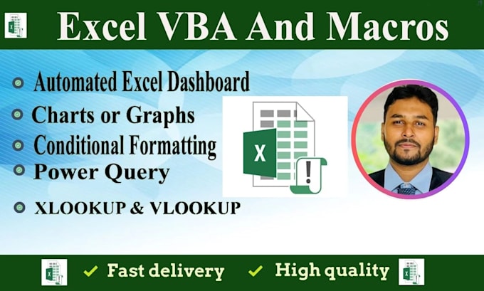 develop your microsoft excel, vba, and macros